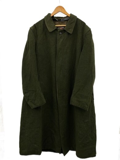 商品画像：Nohstadt&CO/ステンカラーコート/54/ウール/KHK/バックプリーツ/バックスリット/古着 1