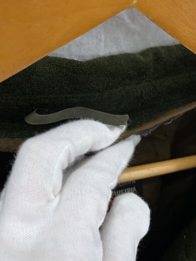 商品画像：Nohstadt&CO/ステンカラーコート/54/ウール/KHK/バックプリーツ/バックスリット/古着 9