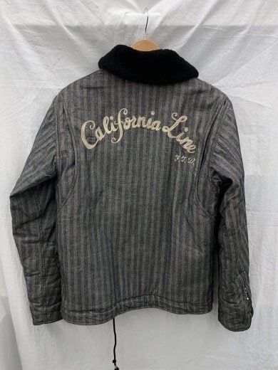 商品画像：ジャケット/38/コットン/GRY/無地/スカルフライトN1ジャケット/襟ムートン 2