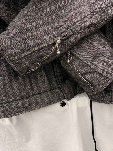 商品画像：ジャケット/38/コットン/GRY/無地/スカルフライトN1ジャケット/襟ムートン 6