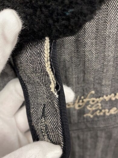 商品画像：ジャケット/38/コットン/GRY/無地/スカルフライトN1ジャケット/襟ムートン 9