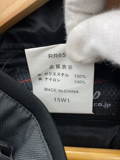 商品画像：レーシングジャケット/L/ポリエステル/BLK/無地/RR6515 4