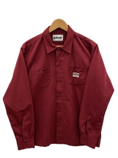 商品画像：TC WORK SHIRTS/ワークシャツ/長袖シャツ/M/ポリエステル/BRD/3115070// 1