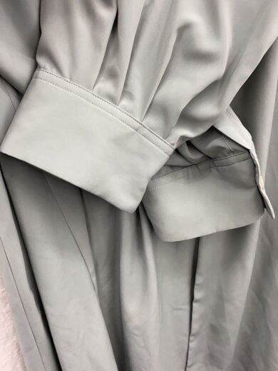 商品画像：22SS/Gather Flare Long Shirt/長袖シャツ/46/ポリエステル/GRN/2122-108 6