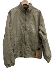 ENRIDE TRACK JACKET_エンライドトラックジャケット/L/ナイロン/BEG