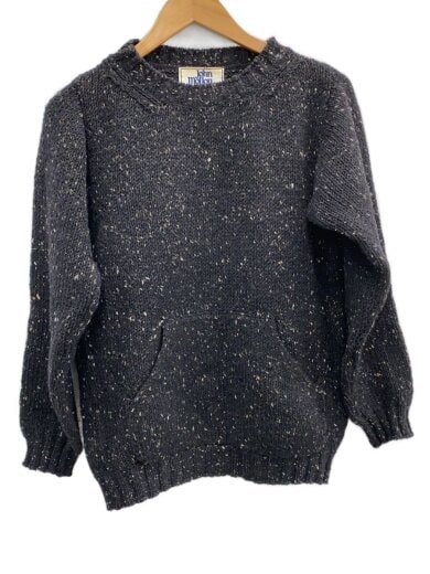 商品画像：ドネガルウール/アイルランド製/ニット・セーター(厚手)/--/ウール/BLK 1