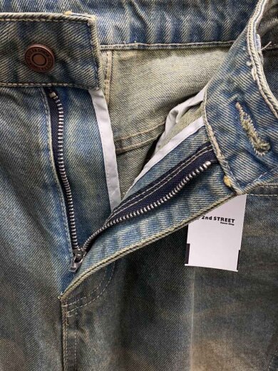 商品画像：yolo/ダメージカーブデニムパンツ/ボトム/L/ツイード/IDG/WG5000 3