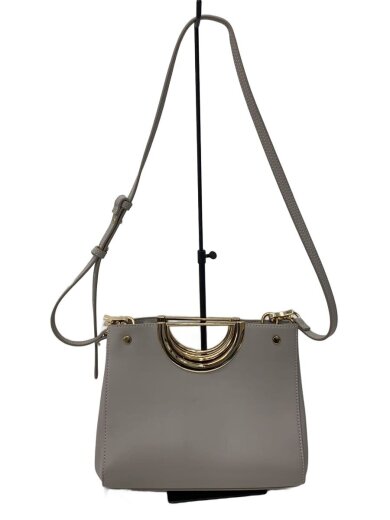 商品画像：ハンドバッグ/--/CRM/無地/2way/金色ハンドル 1