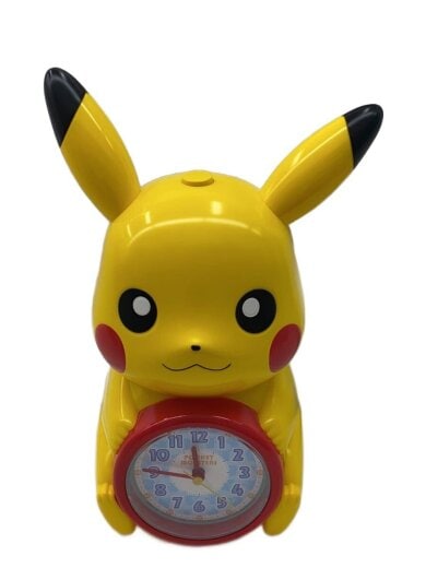 商品画像：ピカチュウ/ポケットモンスター/おしゃべり目ざまし時計/アナログ/YLW/JF379 1