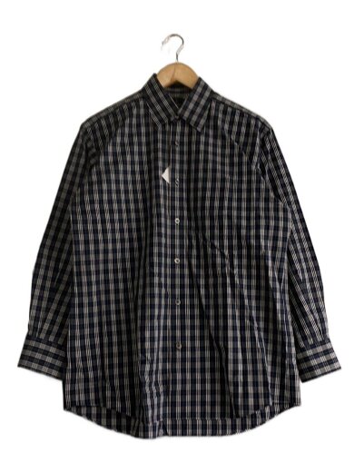 商品画像：長袖シャツ/M/コットン/NVY/チェック/BBW42-801-09// 1