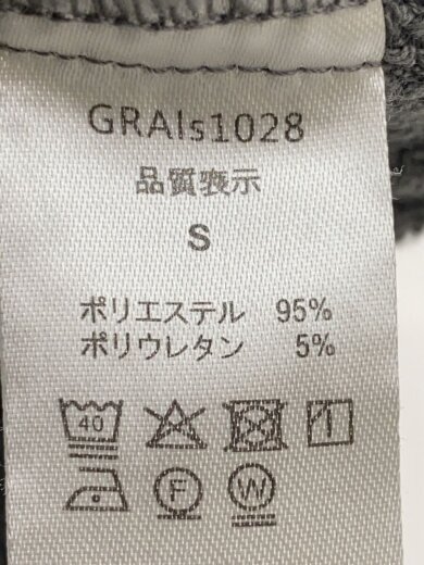 商品画像：ニット・セーター(薄手)/S/ポリエステル/GRY/無地/GRAls1028// 4