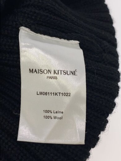 商品画像：ニットキャップ/--/ウール/BLK/メンズ/LM06111KT1022/FOX HEAD PATCH RIBBED// 5