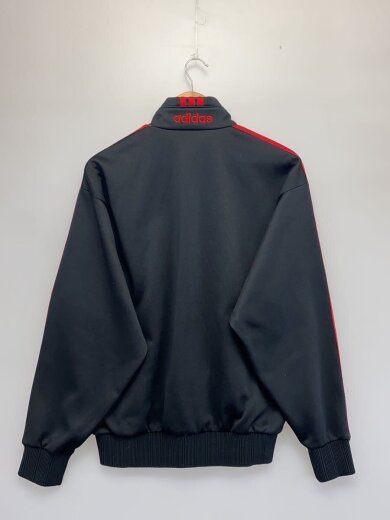 商品画像：80~90s/デサント製/トラックジャケット/三本線ライン/L/ポリエステル/BLK/ASR-966// 2