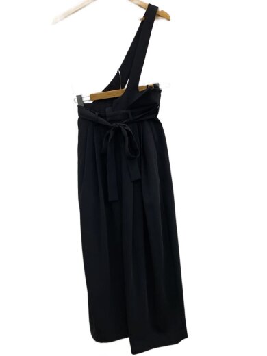 商品画像：エステルクロスワンショルダースカート/36/ポリエステル/BLK/300CA231-0390 1