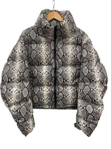 商品画像：FAUX LEATHER SNAKE DOWN JACKET/ダウンジャケット/L/ナイロン/BR25AW-000 1