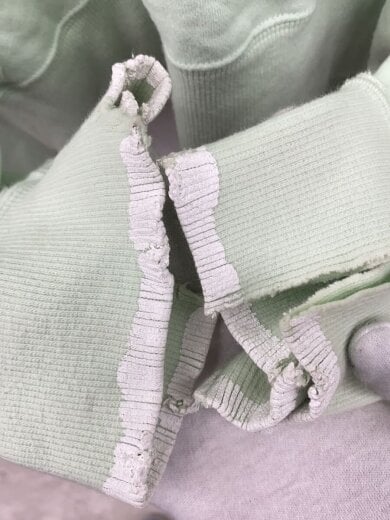 商品画像：22SS/OVERSIZED REBUILD SWEAT LS/スウェット/M/コットン/GRN/ST.441 5