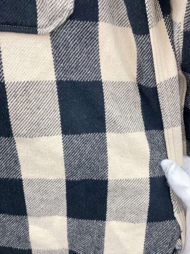商品画像：FLANNEL SHIRTS/バッファローチェック/フランネルシャツ/ネルシャツ/L/コットン/BLK/3104 7