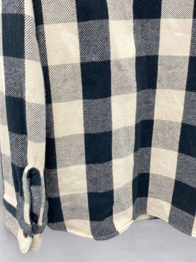 商品画像：FLANNEL SHIRTS/バッファローチェック/フランネルシャツ/ネルシャツ/L/コットン/BLK/3104 9