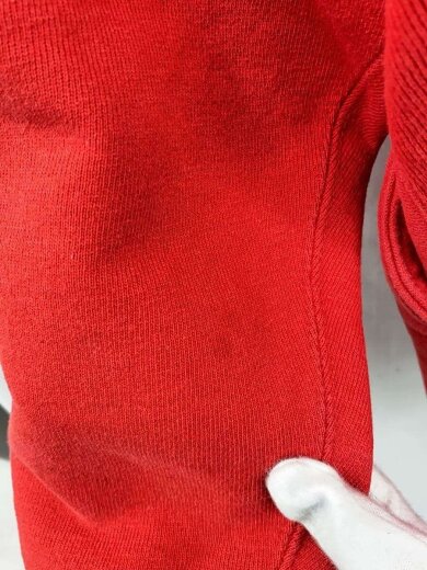 商品画像：USA製/REVERSE WEAVE/刺繍タグ/スナップ/カーディガン(厚手)/L/コットン/RED 9