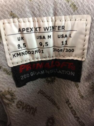 画像：KAYLANDトレッキングブーツ/UK8.5/RED/APEX XT WINTER/PRIMALOFT/プリマロフト5