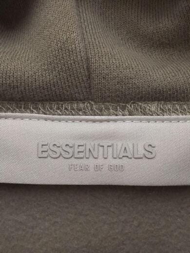 画像：ESSENTIALSパーカー/M/コットン/BRW/無地/RN#0902333