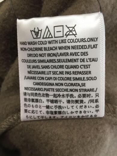 画像：ESSENTIALSパーカー/M/コットン/BRW/無地/RN#0902335