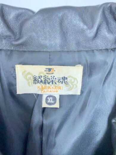 商品画像：レザージャケット・ブルゾン/XL/豚革/BLK/203650// 3