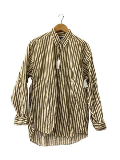商品画像：長袖シャツ/M/コットン/マルチカラー/ストライプ 1
