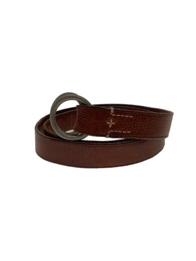 商品画像：ベルト/レザー/BRW/無地/メンズ 1