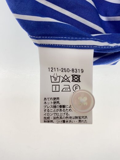 商品画像：長袖シャツ/M/コットン/BLU/ストライプ/1211-250-8319// 6