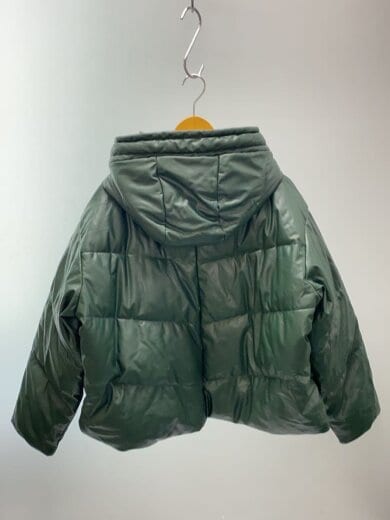 商品画像：ダウンジャケット/XXL/フェイクレザー/GRN/無地 2