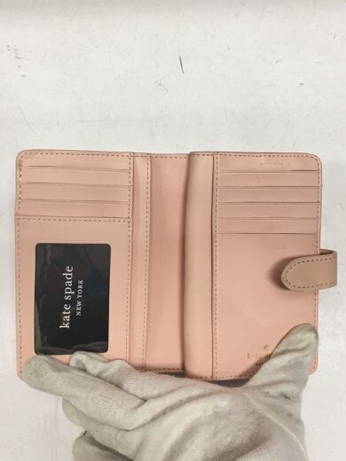 商品画像：キルティング/2つ折り財布/レザー/PNK/レディース 4