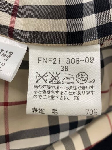 商品画像：コート/38/ウール/BLK/FNF21-806-09// 4