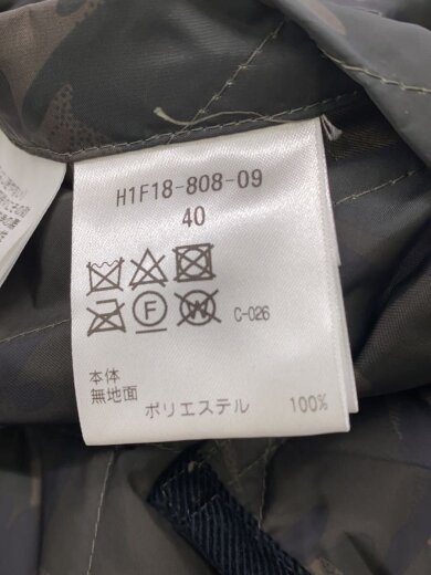 商品画像：キルティングジャケット/40/ポリエステル/BLK/H1F18-808-09// 5