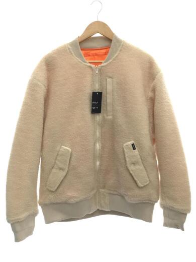 画像：RVCAフリースジャケット/タグ付/M/ポリエステル/BEG1