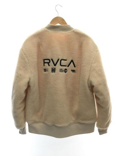 画像：RVCAフリースジャケット/タグ付/M/ポリエステル/BEG2