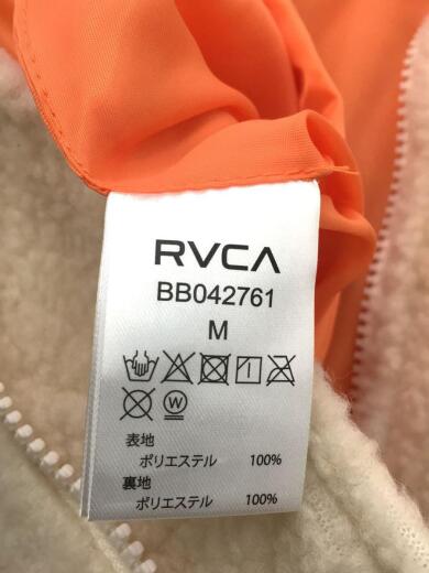 画像：RVCAフリースジャケット/タグ付/M/ポリエステル/BEG3