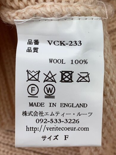 商品画像：ニット・セーター(厚手)/FREE/ウール/PNK/vck-233// 5