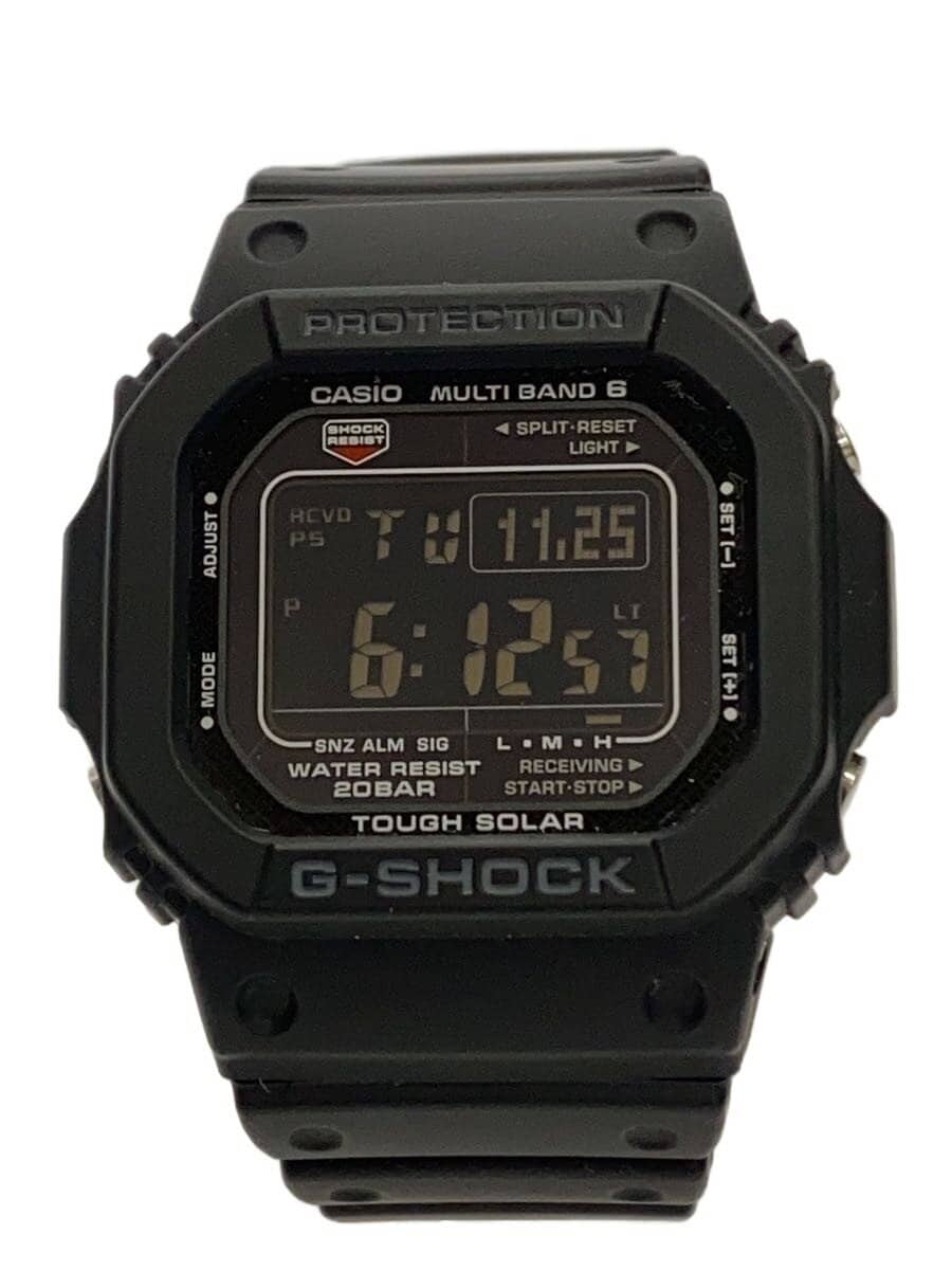 CASIO / ソーラー腕時計_G-SHOCK/デジタル/BLK/BLK