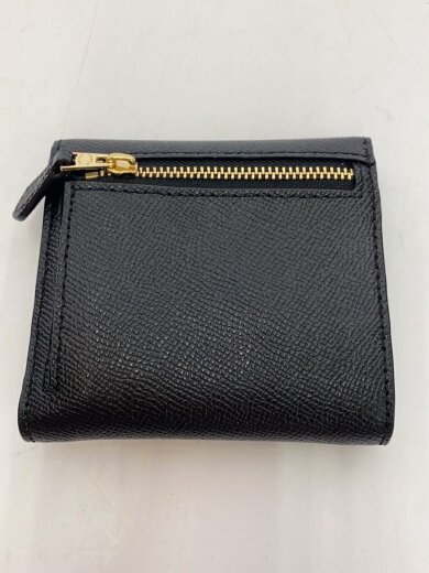 商品画像：3つ折り財布/レザー/BLK/レディース/F87588 2