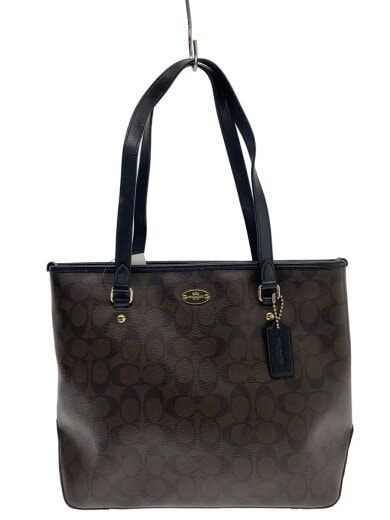 商品画像：トートバッグ/--/BRW/モノグラム/使用感有 1