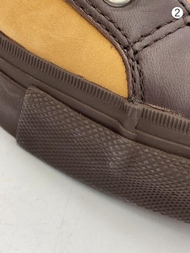 商品画像：ハイカットスニーカー/24cm/CML/レザー/1J868 7