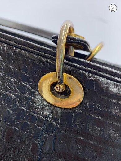 商品画像：ハンドバッグ/レザー/BLK/アニマル 7