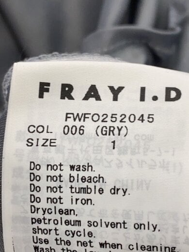 商品画像：半袖ワンピース/1/コットン/GRY/FWFO252045 4