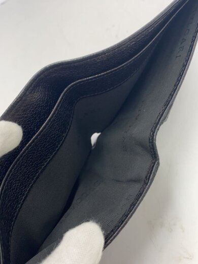 商品画像：2つ折り財布/レザー/BLK/メンズ// 6