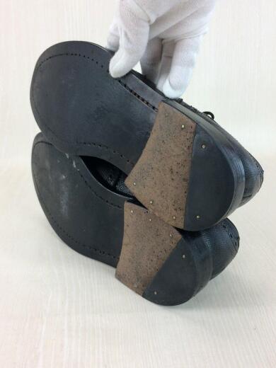 画像：J.M.WESTONドレスシューズ/UK8/BLK/レザー/レースアップシューズ  ストレートチップ 内羽根3