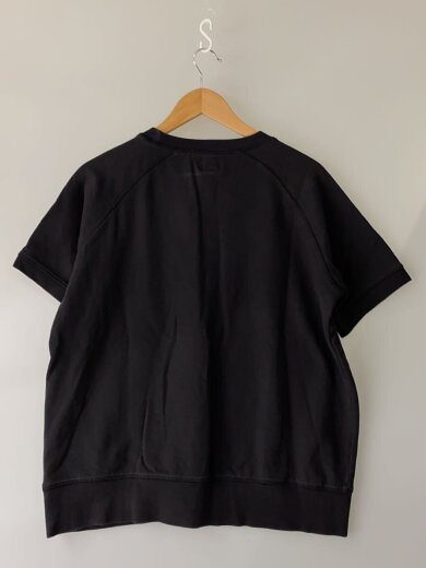 商品画像：ワンポイントロゴ/スウェットTシャツ/ラグランスリーブカットソー/M/コットン/BLK// 2