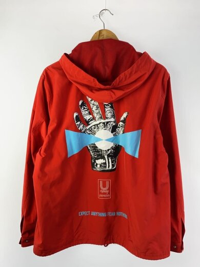 商品画像：19AW/WEEKEND MONDAYS/コーチジャケット/フーデッド/4/ポリエステル/RED/UCW9203 2