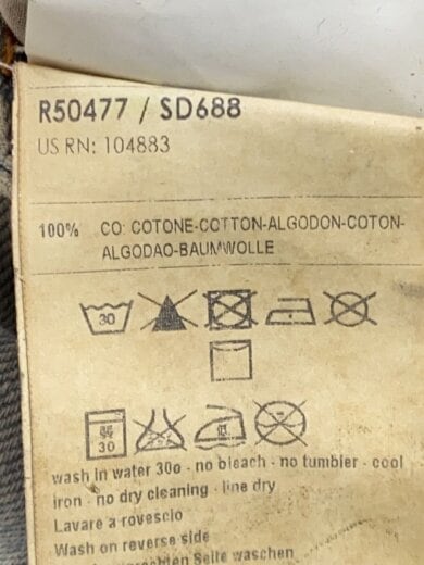 商品画像：デニムパンツ/ボトム/33/ダメージ加工/IDG 6