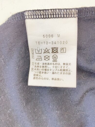 商品画像：ワンポイントロゴ刺繍/Tシャツ/M/コットン/BLK/16-12-341020 3